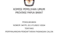 Pengumuman Perpanjangan Pendaftaran